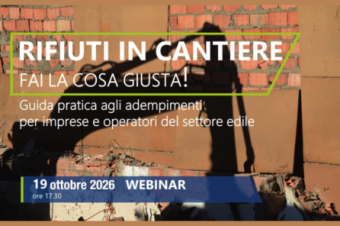 settimana energia rifiuti in cantiere