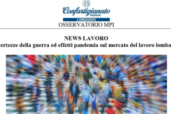 Mercato del lavoro: gli ultimi dati dell'Osservatorio PMI Confartigianato Lombardia