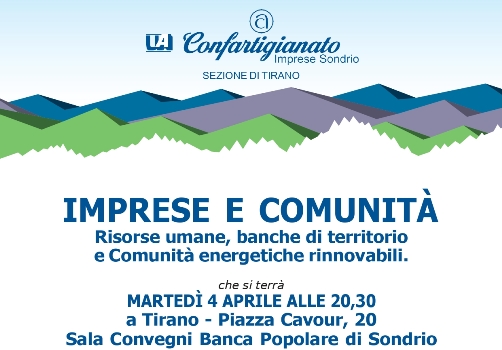 tirano imprese comunità energie rinnovabili