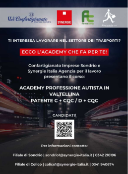 Academy Professione Autista in Valtellina