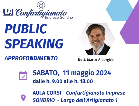 corso public speaking sondrio maggio 2024
