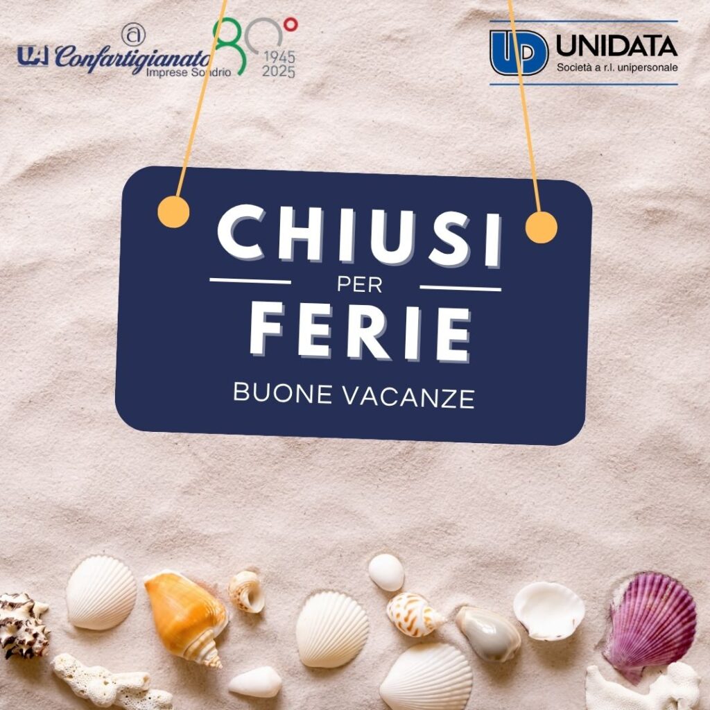 chiusura estiva 2025