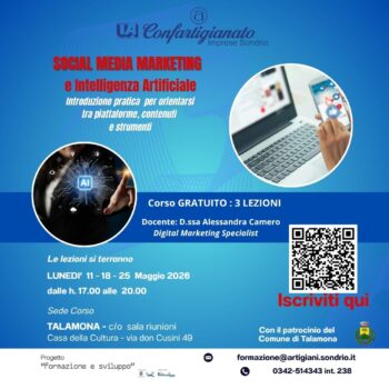 social media e ai talamona 2026