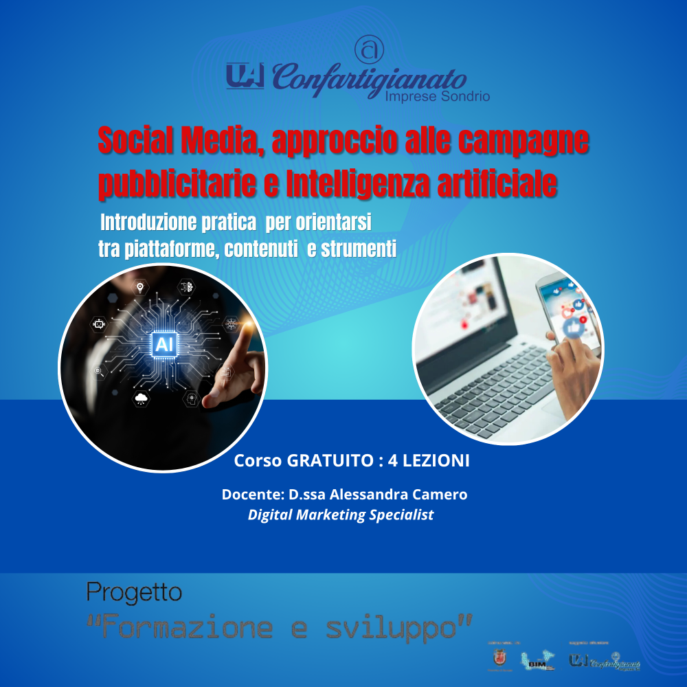 corso intelligenza artificiale social media