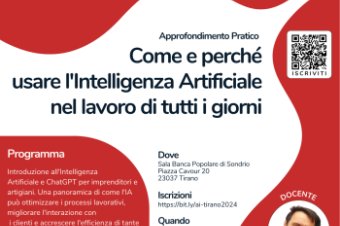 intelligenza artificiale corso tirano