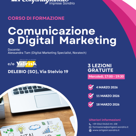 corso digital marketing delebio