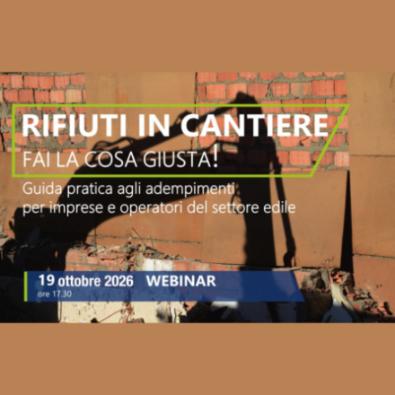settimana energia rifiuti in cantiere