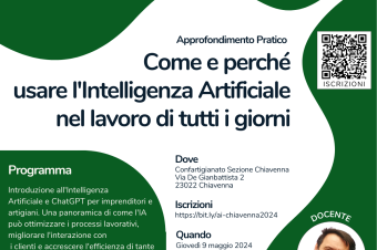 intelligenza artificiale nel lavoro corso chiavenna