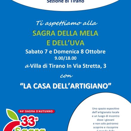 locandina sagra mela uva