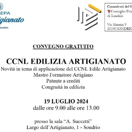 seminario CCNL edilizia artigianato 19 luglio 2024