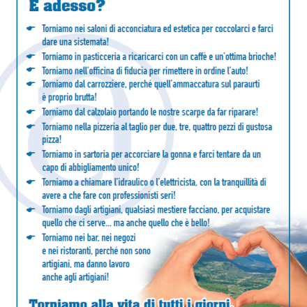 Ricominciamo a vivere!