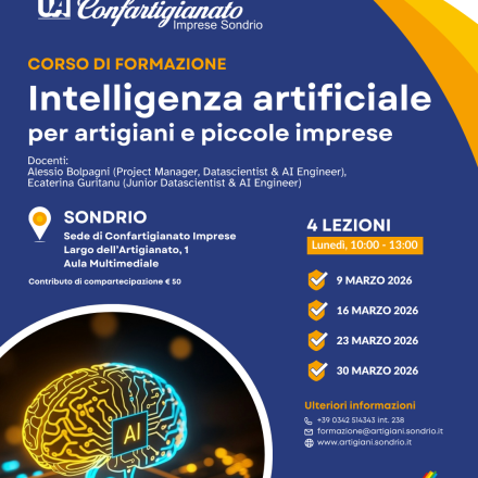 Corso AI sondrio
