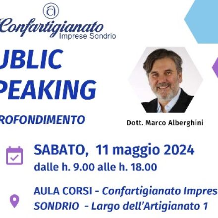 corso public speaking sondrio maggio 2024