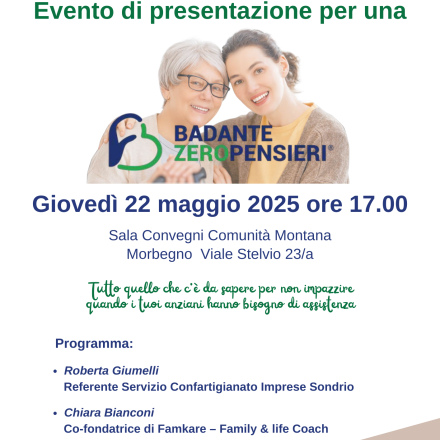 badantezeropensieri morbegno 22.5.25