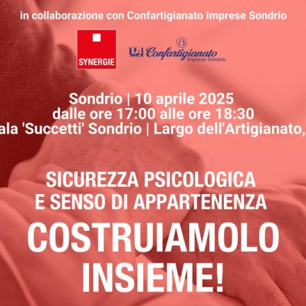 synergie incontro 10 aprile sicurezza