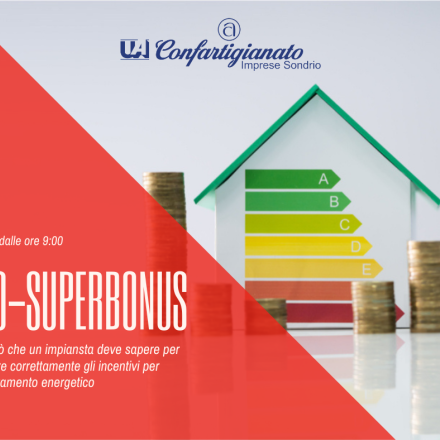 Eco-superbonus, il seminario per impiantisti