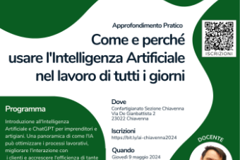 intelligenza artificiale nel lavoro corso chiavenna