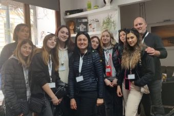 Il gruppo a Praga con Alberto Leoni